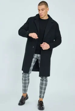 Manteau classique droit long