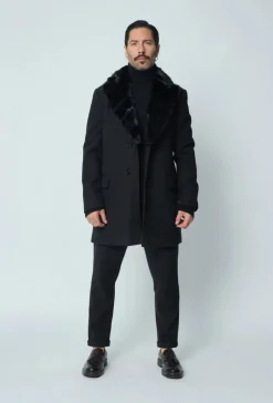 Manteau couleur uni