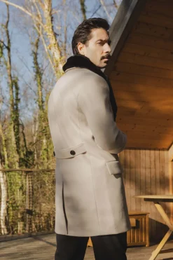 Manteau couleur uni