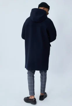 Manteau dufflecoat à capuche