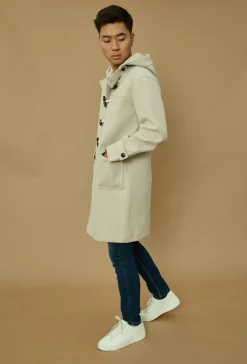 Manteau dufflecoat à capuche