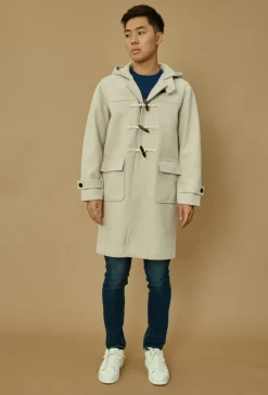 Manteau dufflecoat à capuche