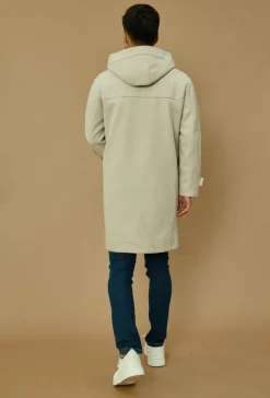 Manteau dufflecoat à capuche