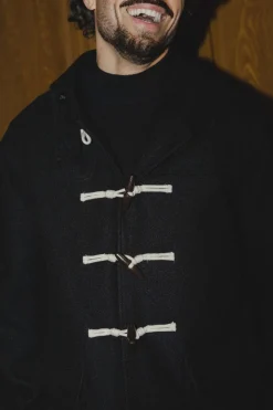 Manteau dufflecoat à capuche