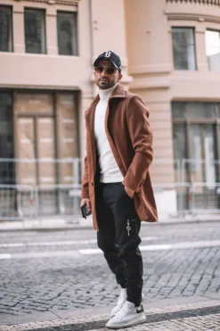 Manteau long élégant