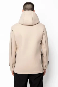 Manteau uni classique à capuche