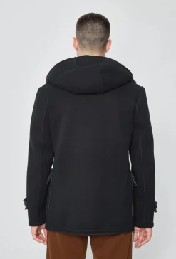 Manteau uni classique à capuche