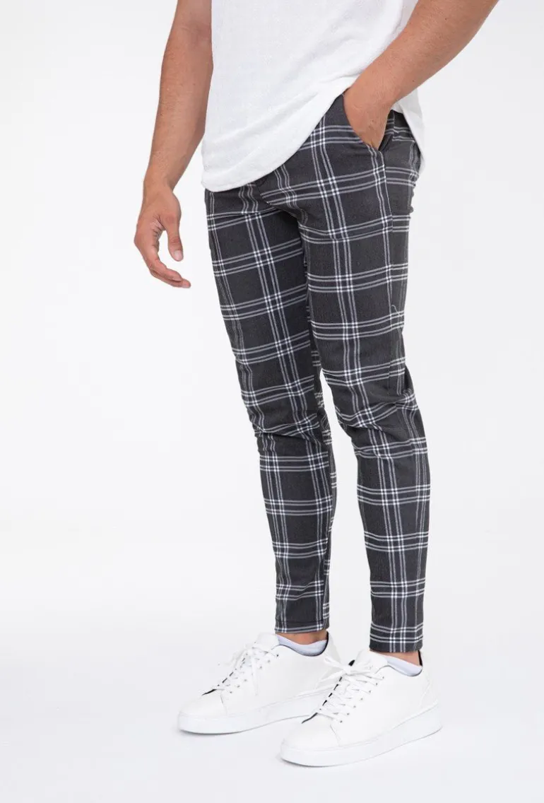 Pantalon à carreaux