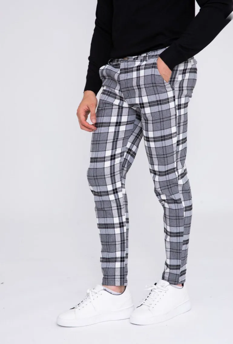 Pantalon à carreaux