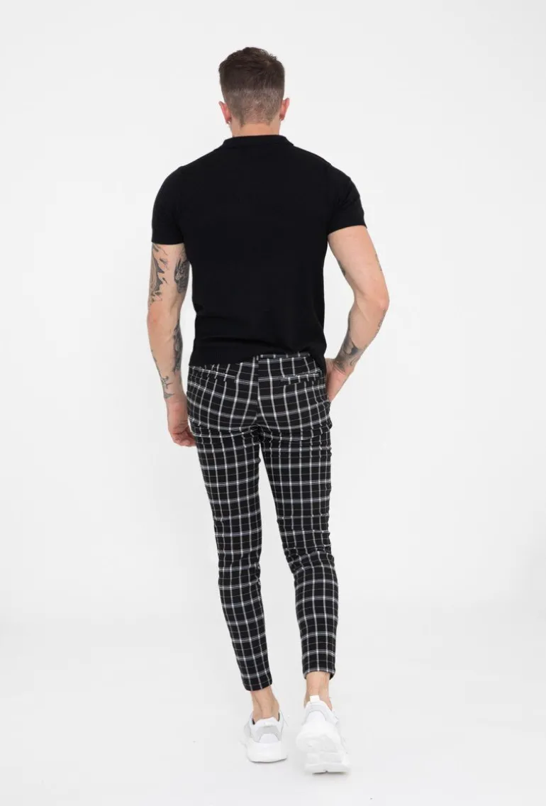 Pantalon à carreaux