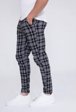 Pantalon à carreaux