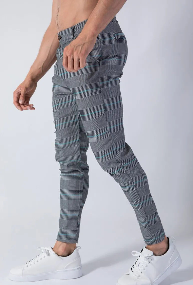 Pantalon à carreaux