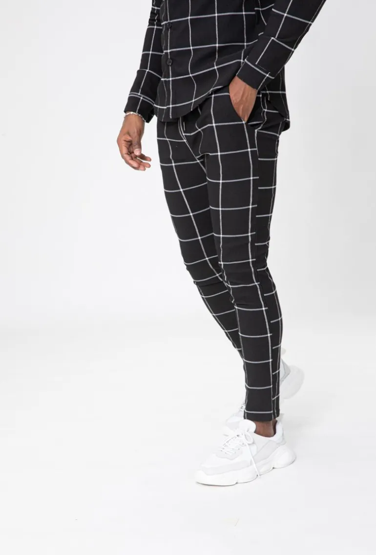 Pantalon à carreaux