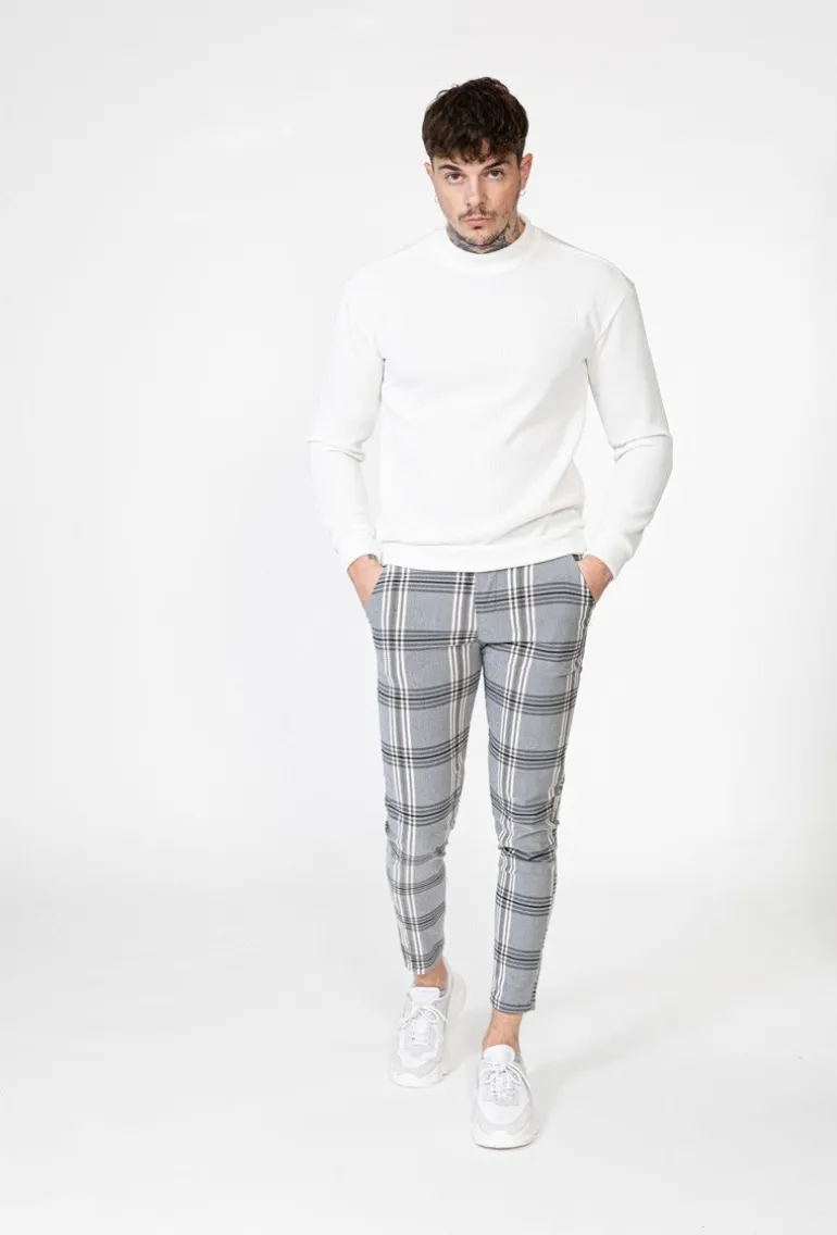 Pantalon à carreaux