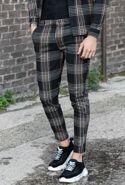 Pantalon à carreaux