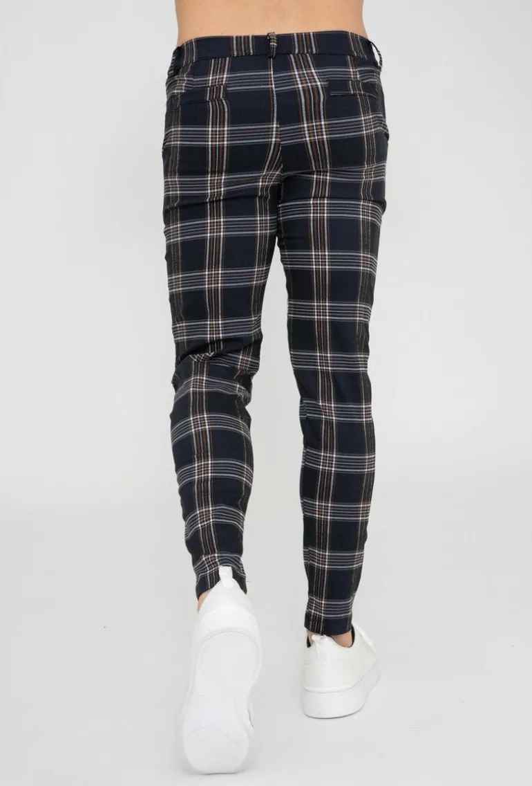 Pantalon à carreaux