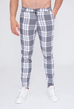 Pantalon à carreaux