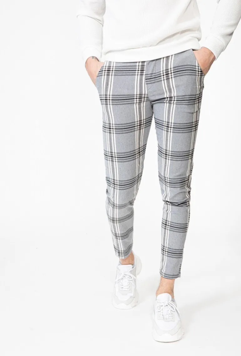 Pantalon à carreaux