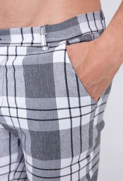 Pantalon à carreaux