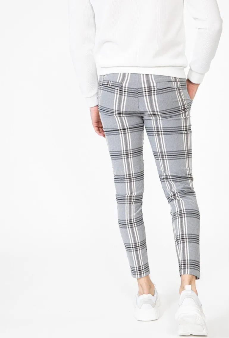 Pantalon à carreaux