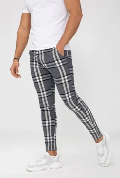 Pantalon à carreaux