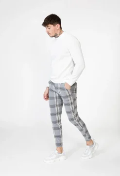 Pantalon à carreaux