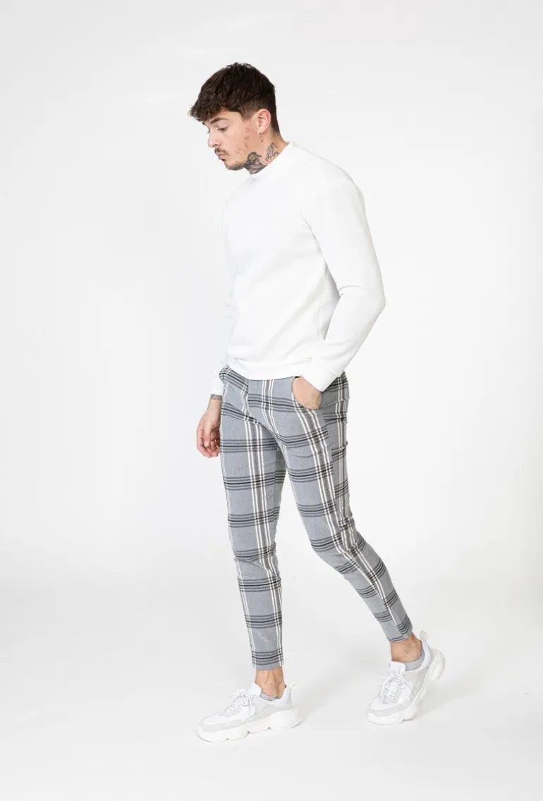 Pantalon à carreaux