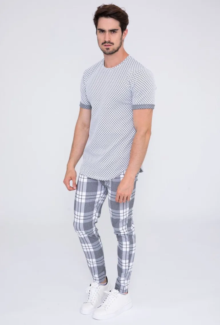 Pantalon à carreaux
