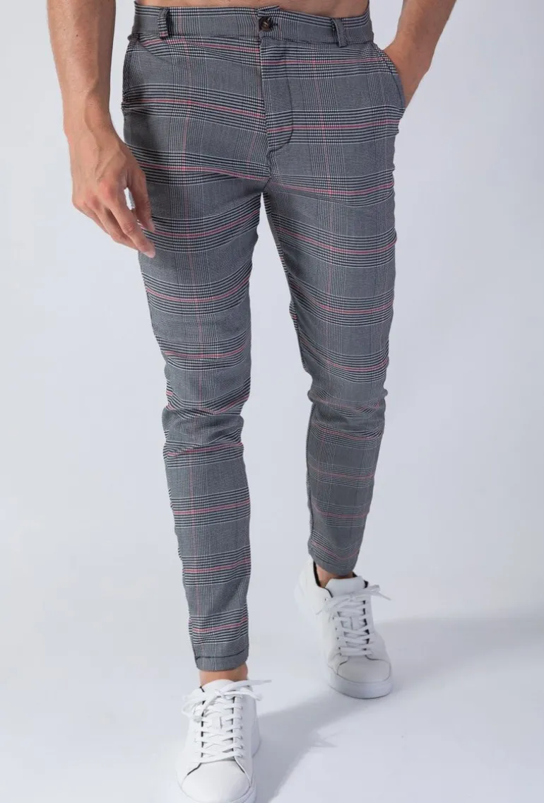 Pantalon à carreaux
