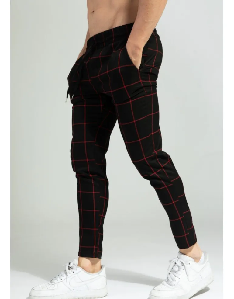 Pantalon à carreaux