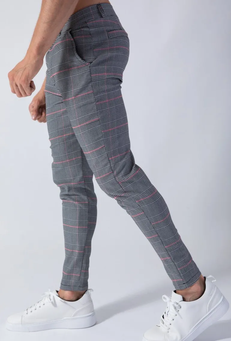 Pantalon à carreaux