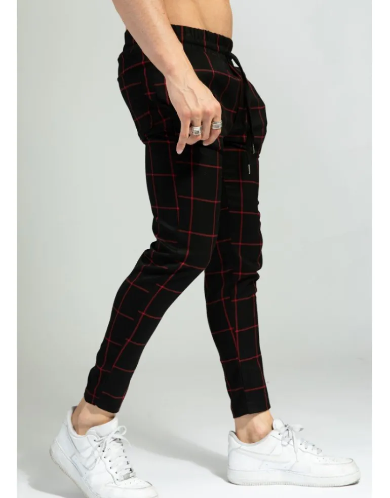Pantalon à carreaux