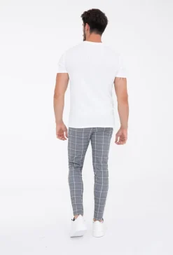 Pantalon à carreaux