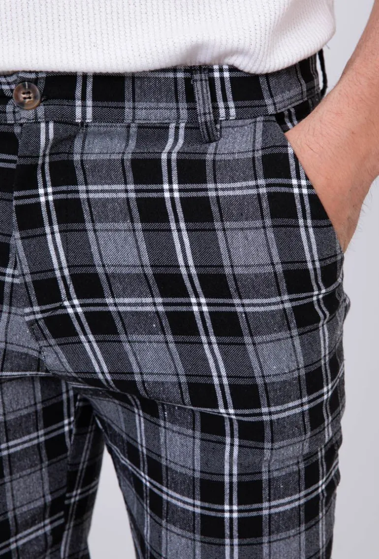 Pantalon à carreaux