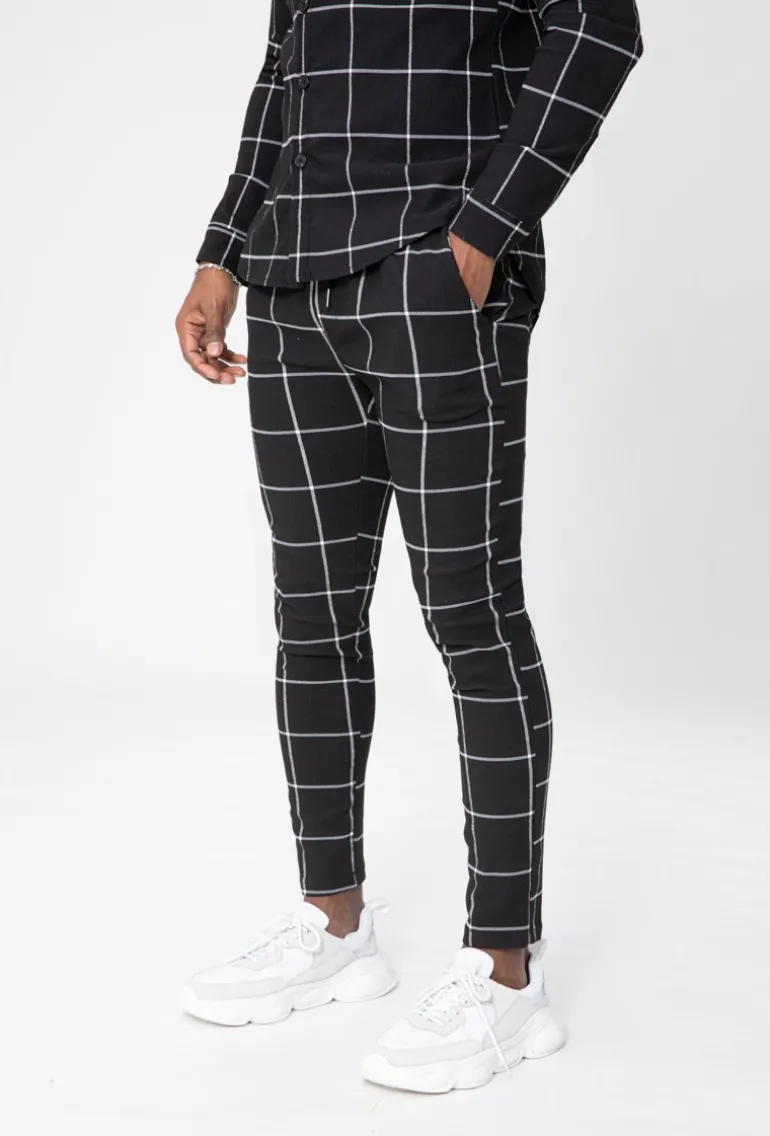 Pantalon à carreaux