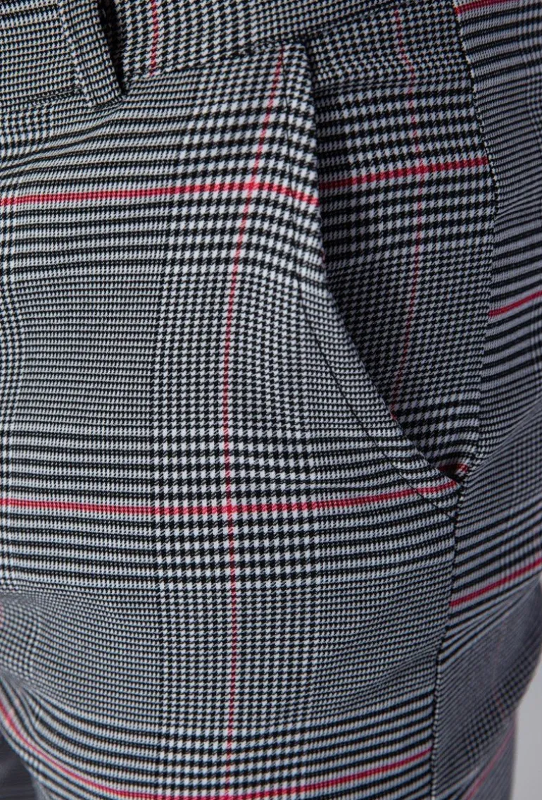 Pantalon à carreaux