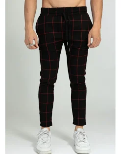 Pantalon à carreaux