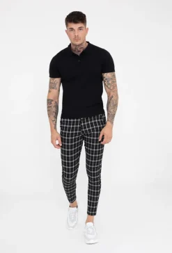 Pantalon à carreaux