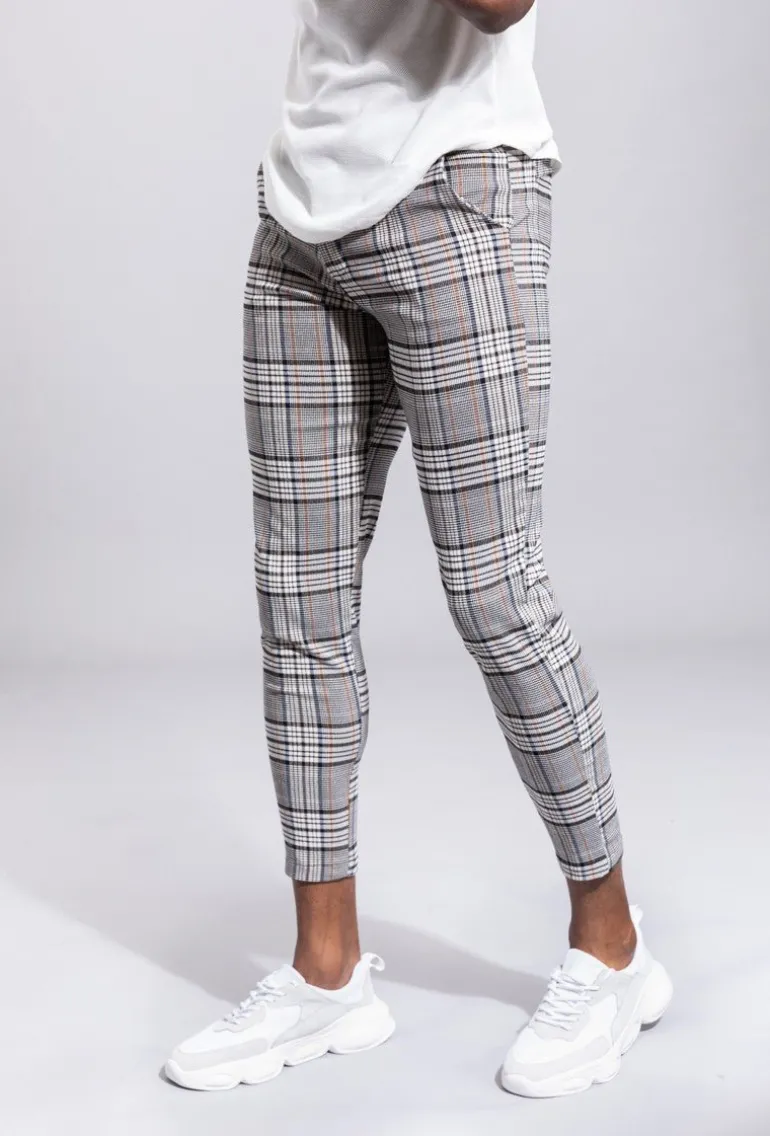 Pantalon à carreaux