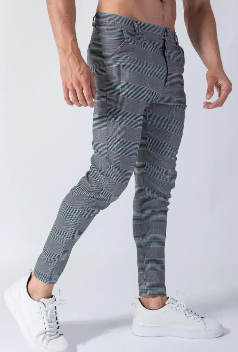 Pantalon à carreaux