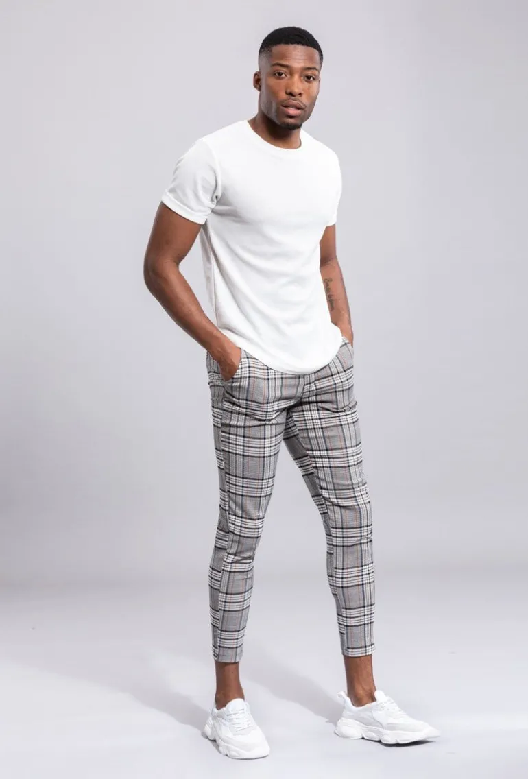 Pantalon à carreaux