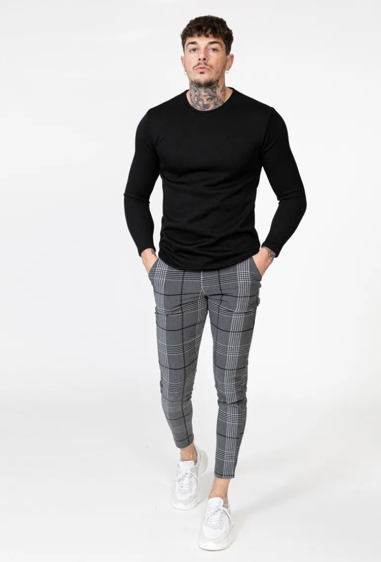 Pantalon à carreaux
