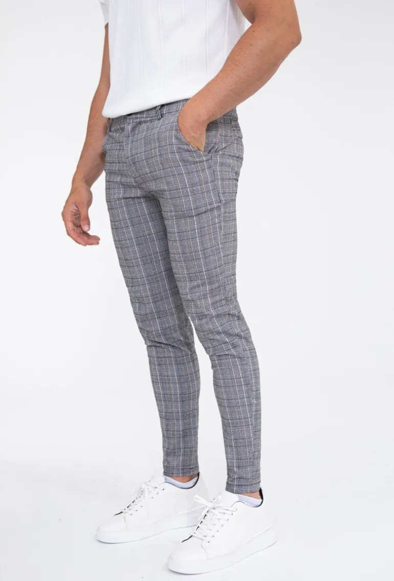Pantalon à carreaux