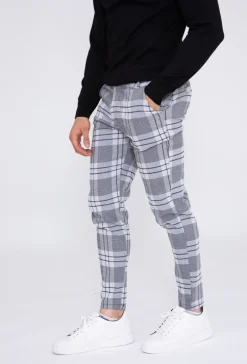 Pantalon à carreaux