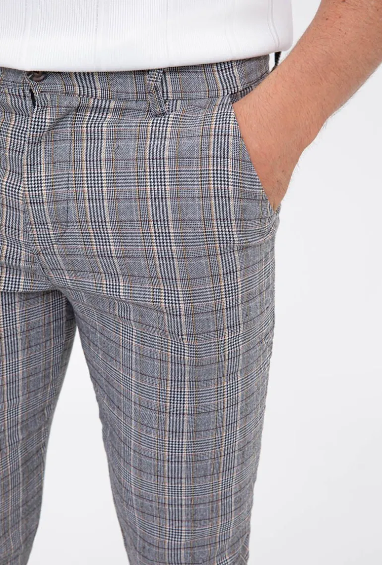 Pantalon à carreaux
