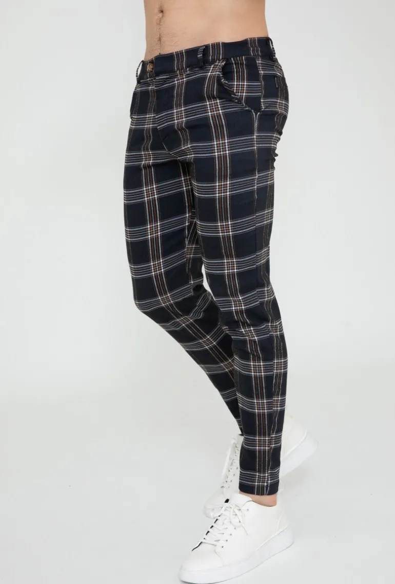 Pantalon à carreaux