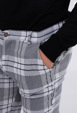 Pantalon à carreaux