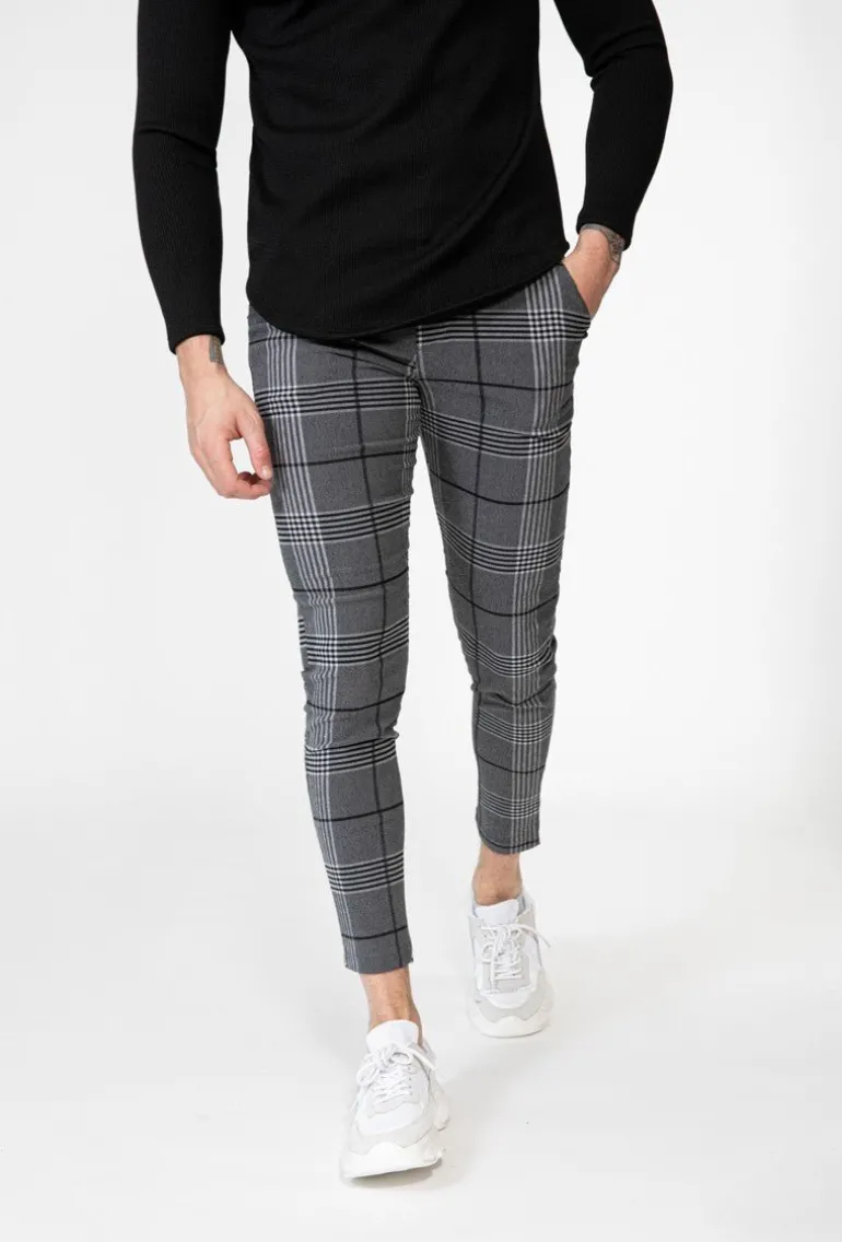 Pantalon à carreaux