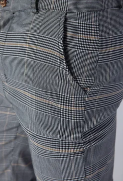 Pantalon à carreaux