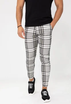 Pantalon à carreaux